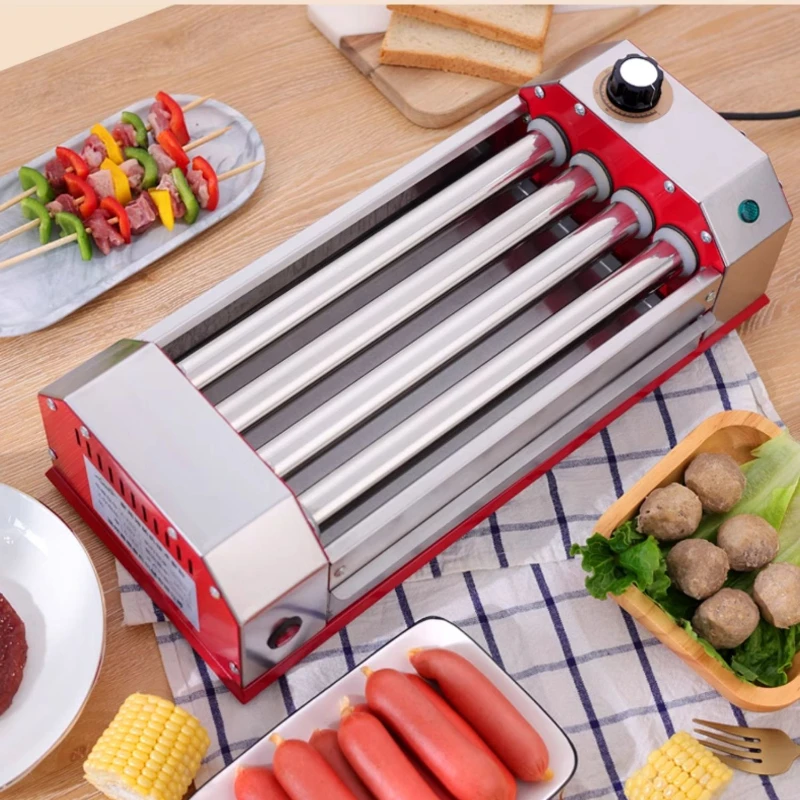 Roast Sausage Machine Commercial Mini Multi-Functional Dormitory Students Ham Baking Breakfast Machine Sausage Hotdog Maker
