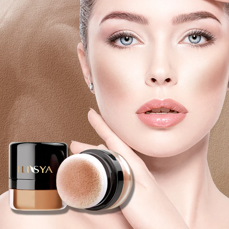 ILISYA-Polvo de rubor de bronce mate, ligero, suave, de larga duración, para todo el día, mejora el Color del maquillaje