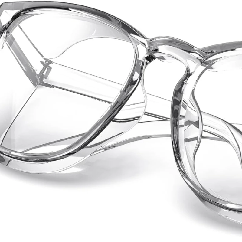 Safety Glasses, Stylish Goggles With No Fog Lense, Alternatives To Regular Protective Eyewear For Lab and Nursing.