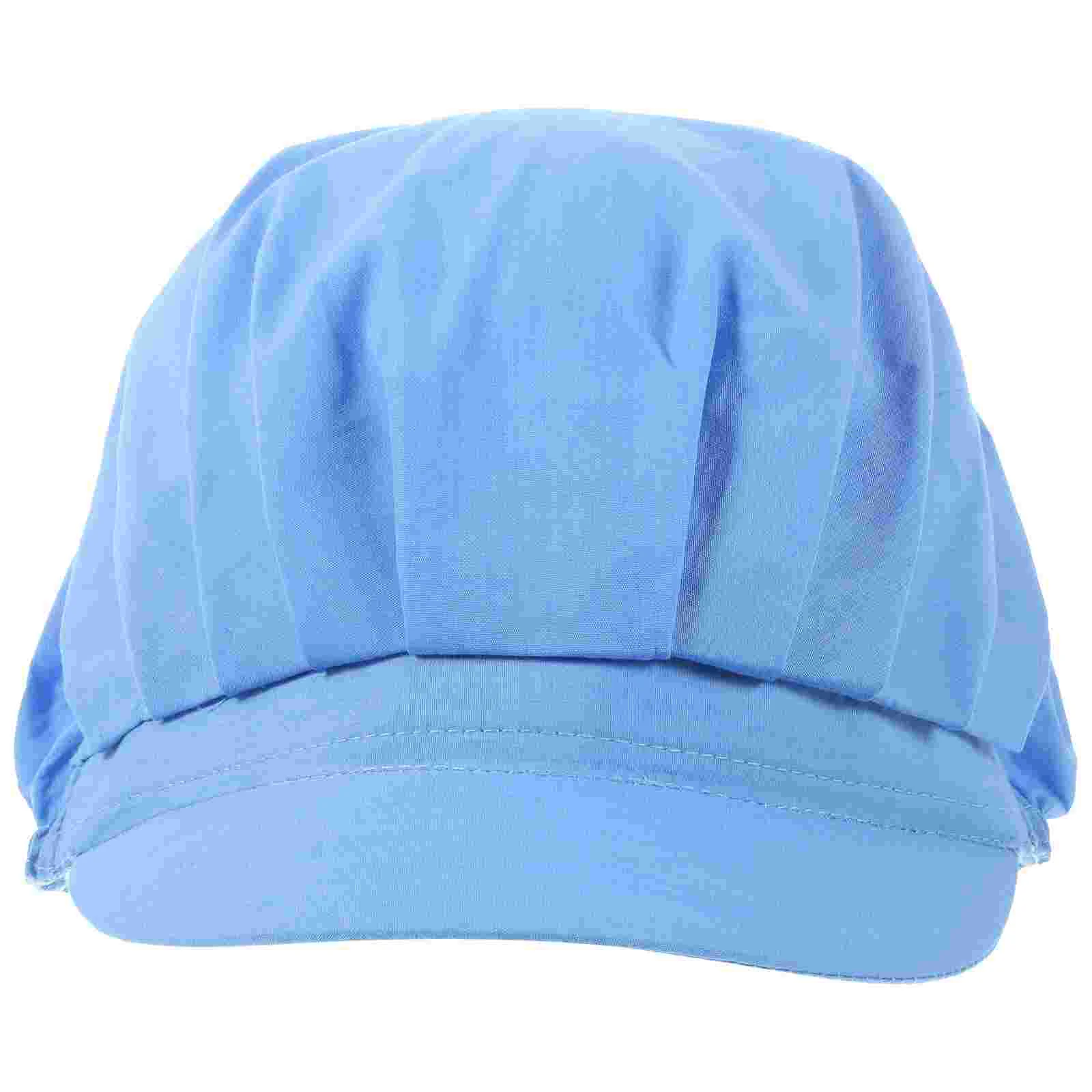 Cappello da lavoro Chef Cofano antipolvere traspirante per uomo Berretto da infermiera Cappellino da donna in cotone da cucina