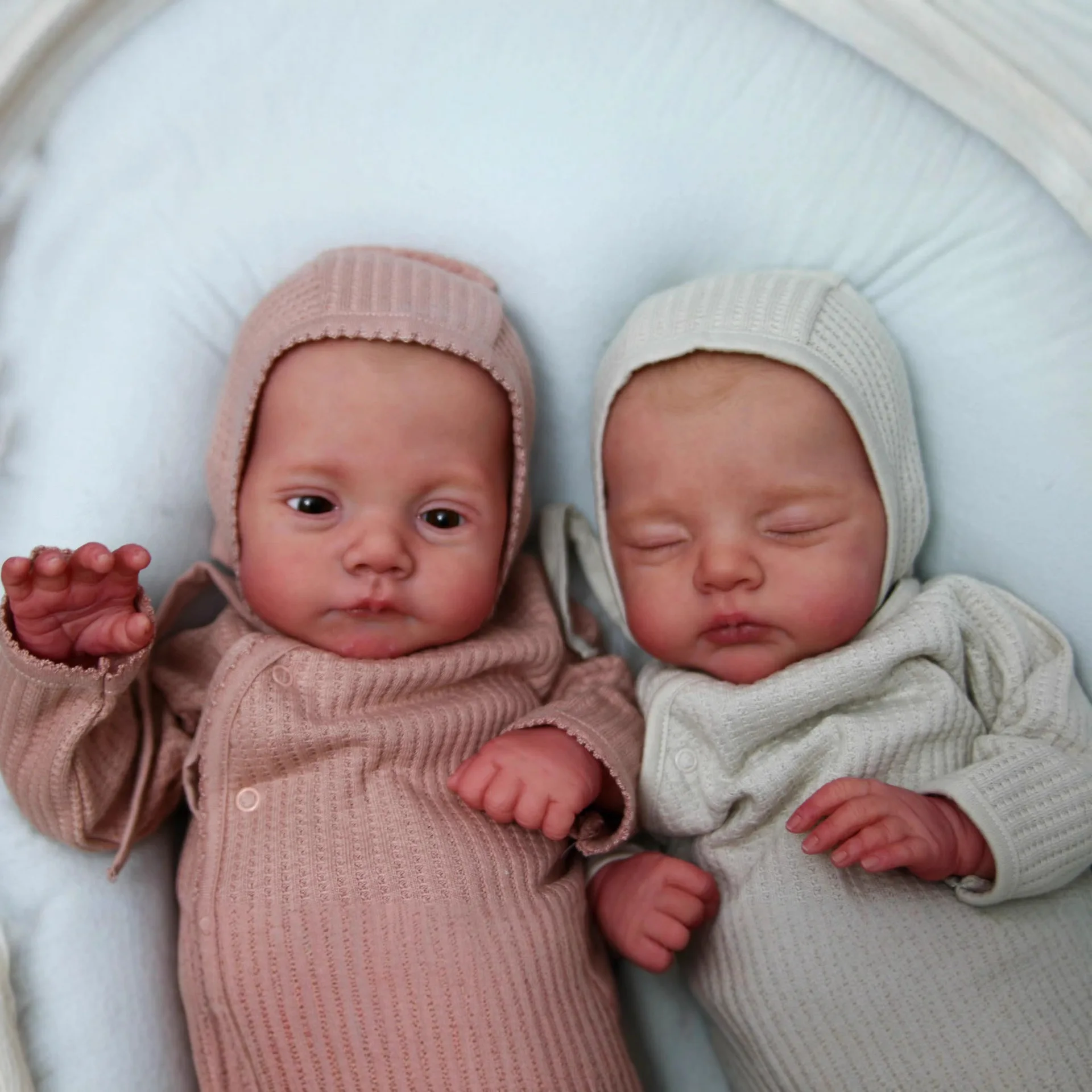 New Realistic Reborn Baby Doll 48cm Lily and Irys Handmade Reborn Preemie Baby Newborn Kids Toy Birthday Figure Gift Girl Dolls