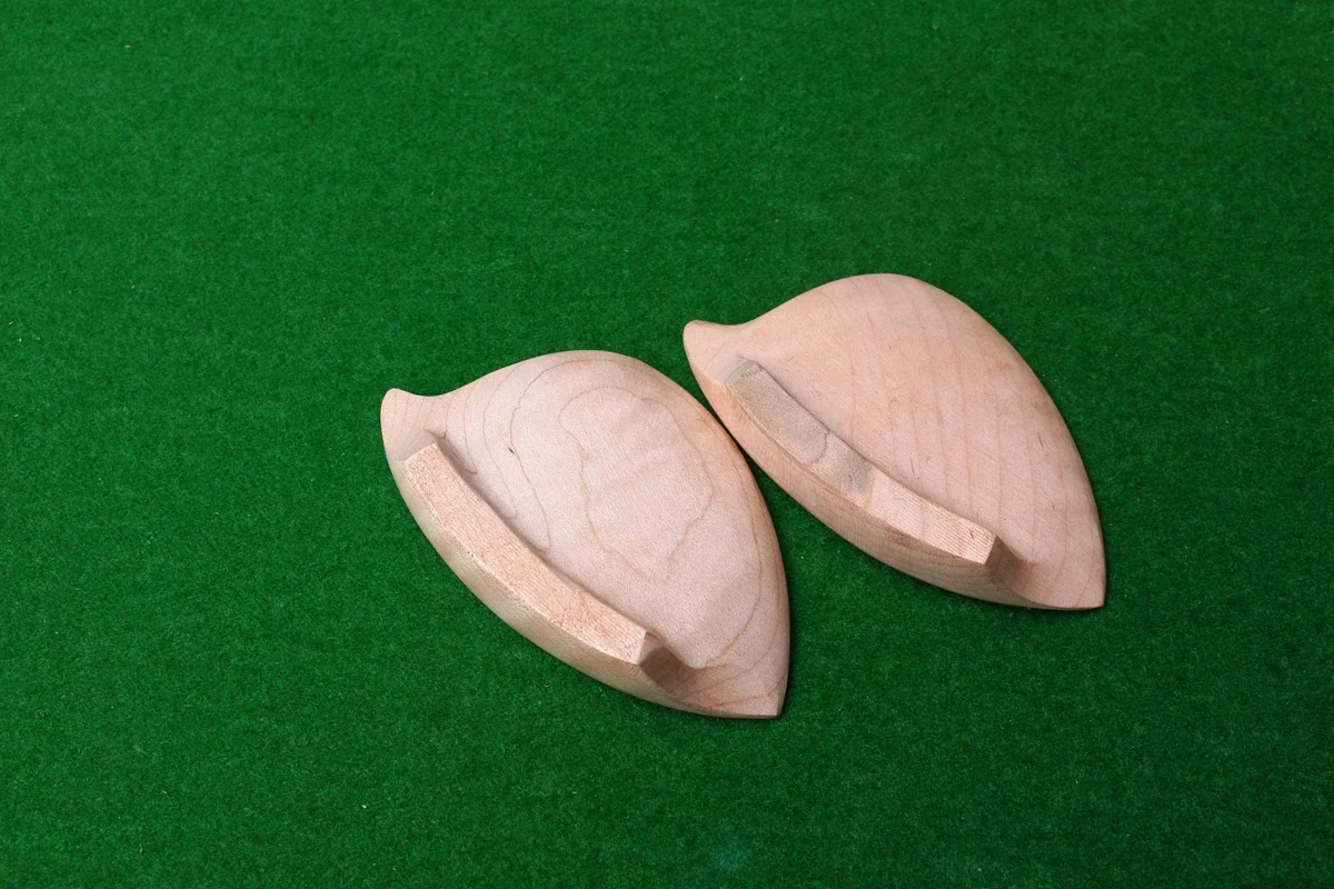 Violin half Chin Rest Violin Parts Flame maple 2 pcs Fine violin accessory