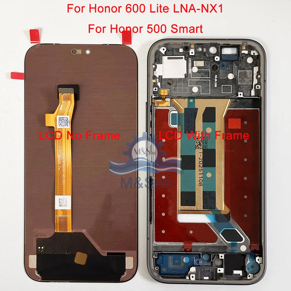 Oryginalny ekran AMOLED z ramką i digitizerem dotykowym do Huawei Honor 600 VKJ-NX9/600 Pro, wyświetlacz LCD do Honor 600 Lite/500 Smart — zdjęcie produktu 5