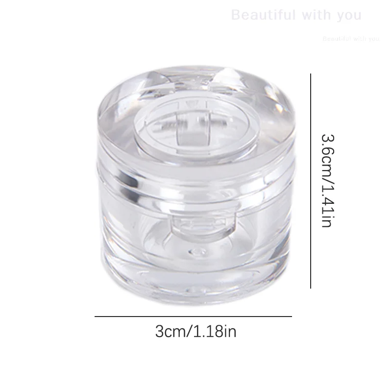 Lip Jar 5g Lip Film Bottle Lip Protector คอนเทนเนอร์ตัวอย่างแบบพกพา Travel