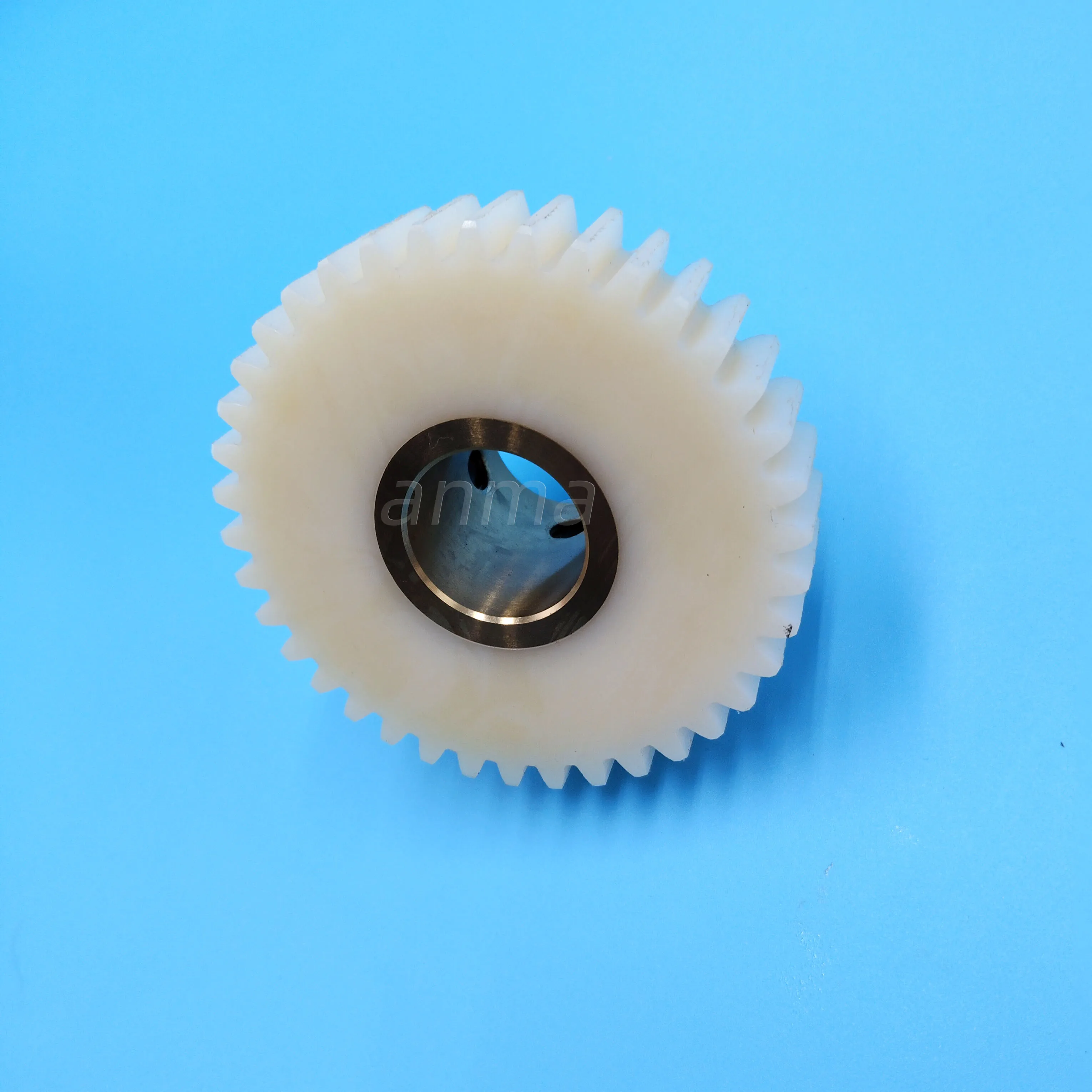 1 Piece Komori Water Roller Gear 38 Teeth Blue and White Gear Wheel for Komori Printing Machine Parts 83×40×20mm