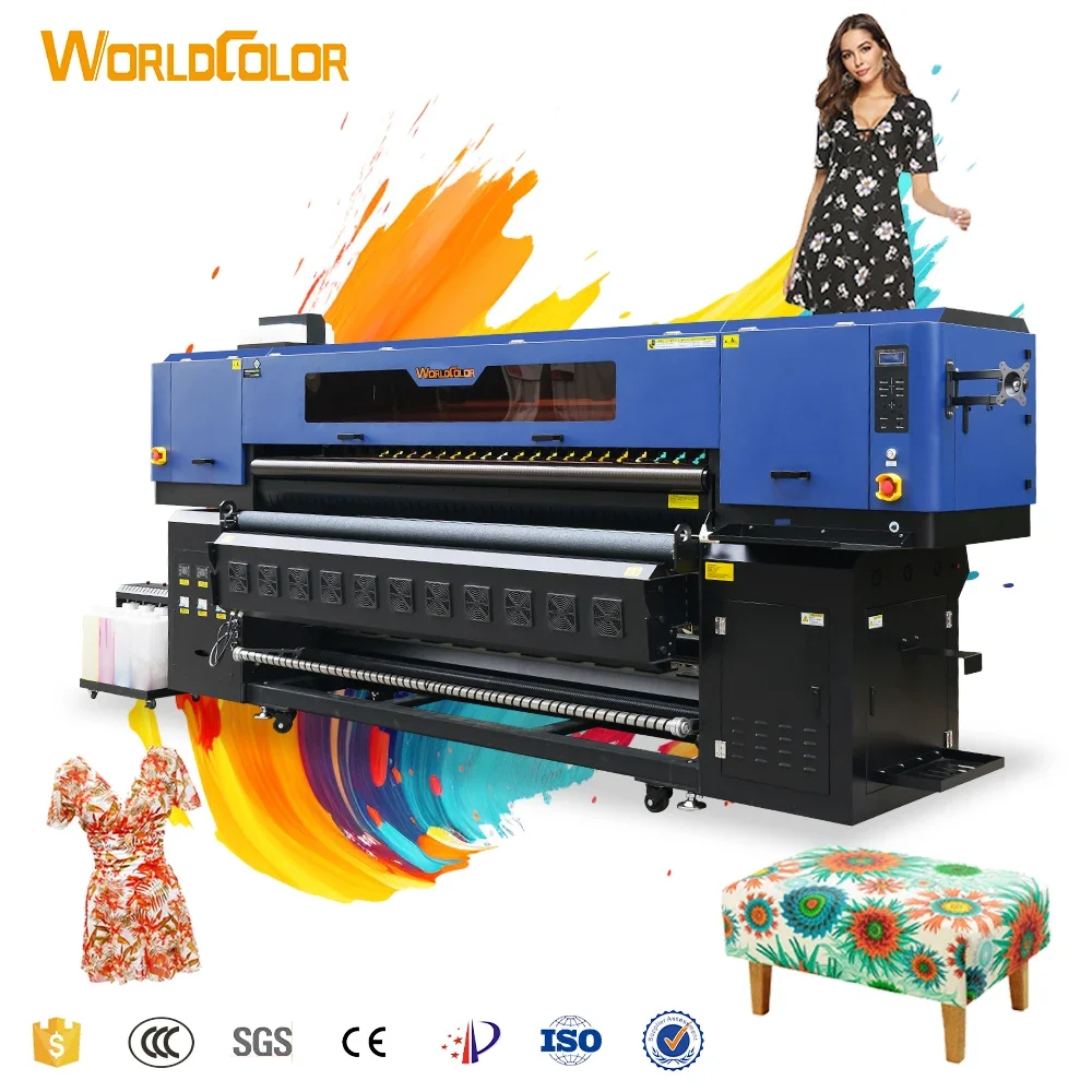 large sublimation printer machine i3200 8 heads factory price dye sublimation printer for textile fabric heat transfer