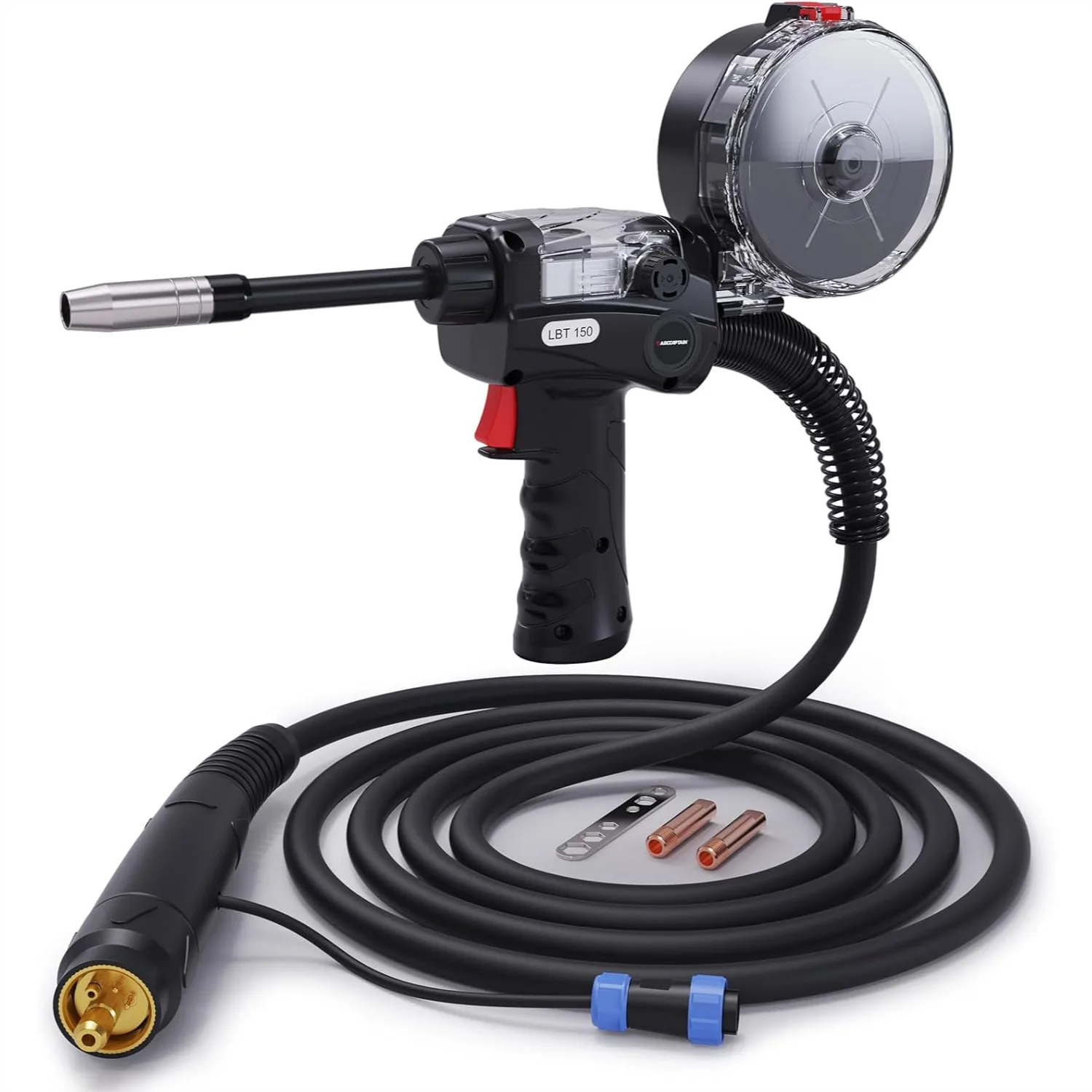 

150A Spool Gun for Aluminum Welding, 10ft Cable for MIG200 MIG250 MIG200FIT