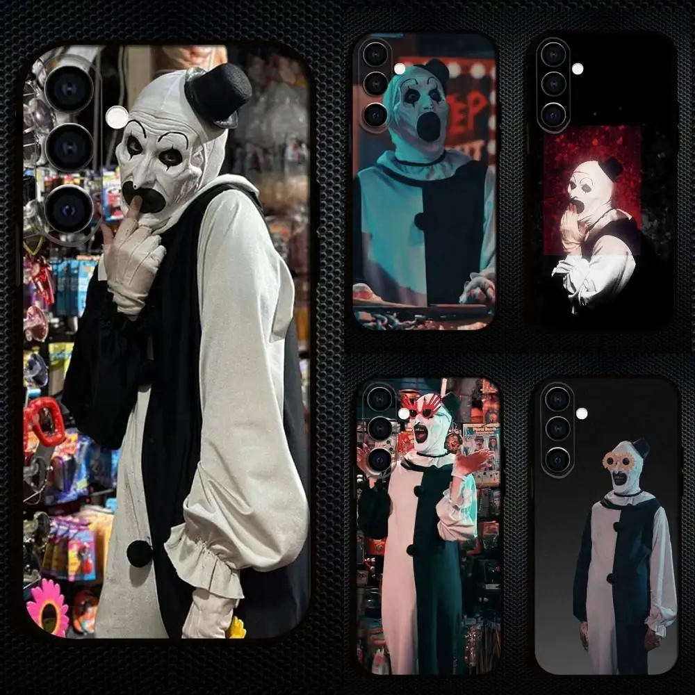 

H-Horror Movie Terrifier Phone Case For Samsung Galaxy A73,A72,A71,A70,A53,A52,A51,Others Soft Black Cover