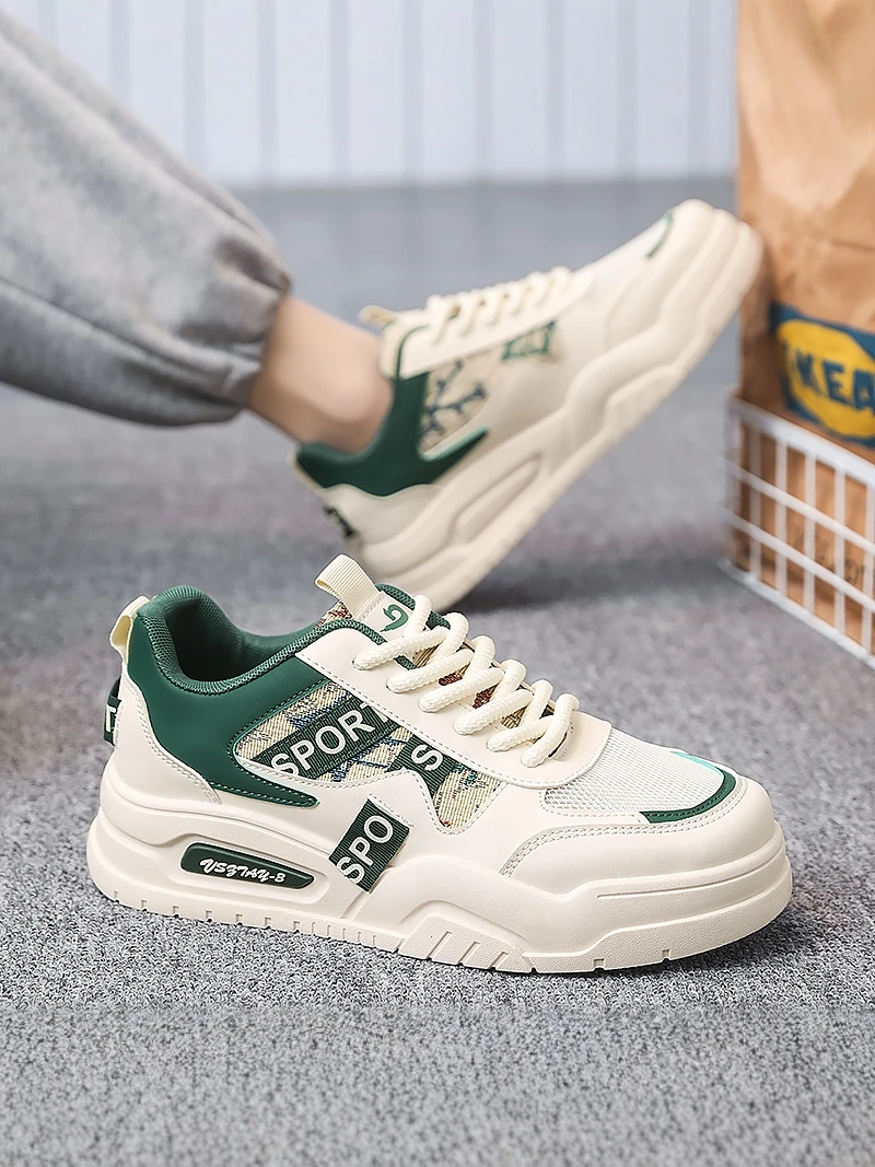 

Men's Summer Fashion Sports Shoes Breathable Mesh Thick Bottom Lightweight Casual Sneakers Original Design Student Friendly