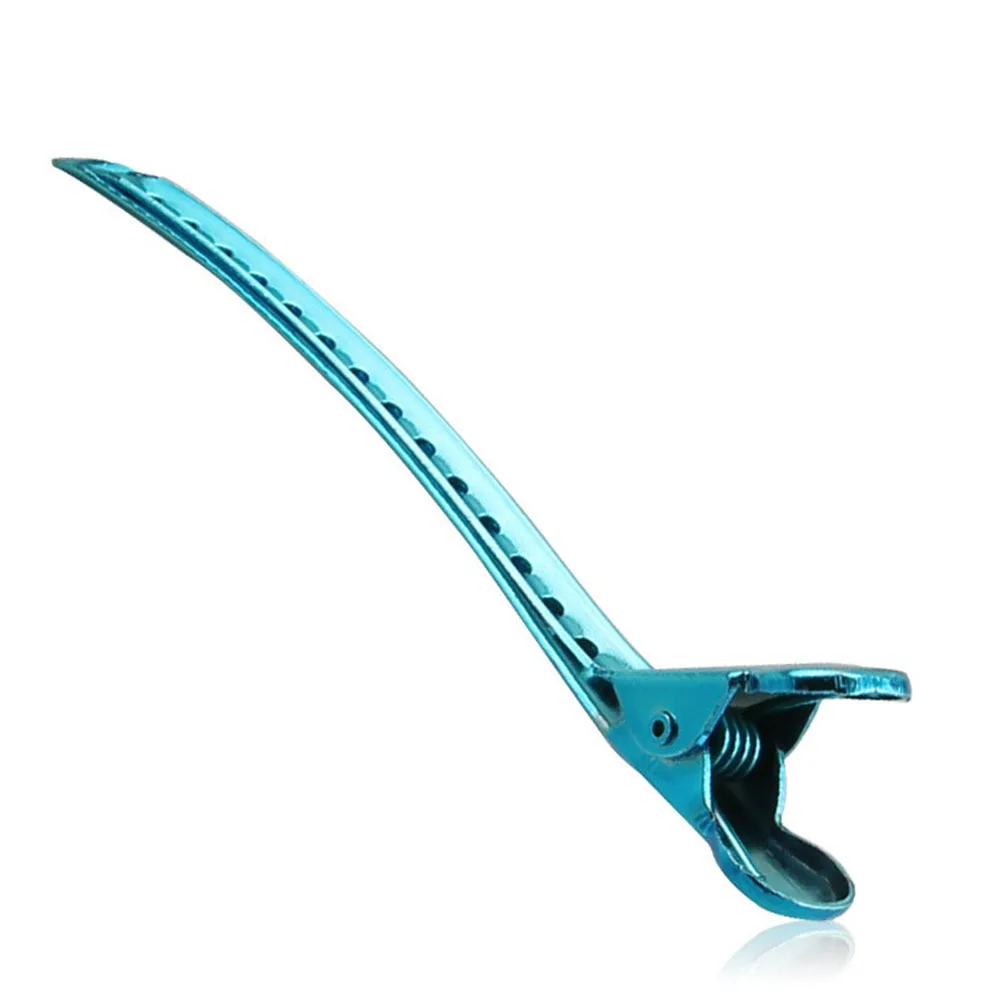 12 قطعة من مشابك منقار البط المصنوعة من الفولاذ المقاوم للصدأ، مشابك تصفيف الشعر للشعر الطويل السميك القصير، أداة تصفيف الشعر الرائعة #5