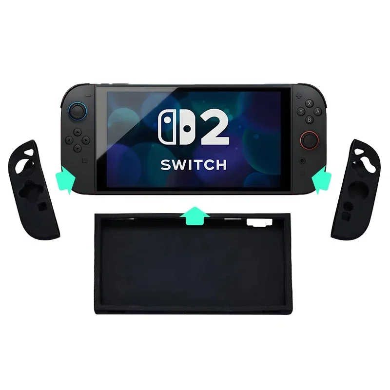 غطاء حماية من السيليكون لوحدة التحكم في الألعاب Switch 2، غطاء مريح، حافظة قبضة اليد، ملحقات وحدة التحكم في الألعاب