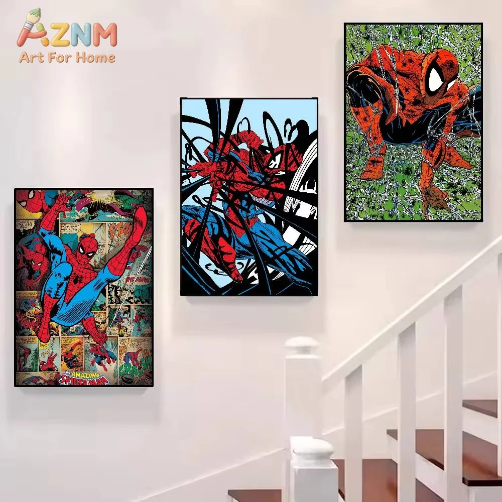 AZNM Anime Spiders-movie-Manes Wall Art Print Poster Japanese Art Exhibition Decorative Painting Modern Home Decor Gift