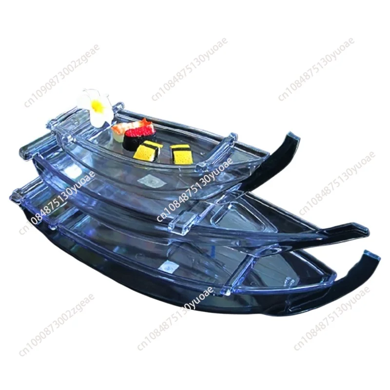 

Акриловая тарелка для суши, прозрачная тарелка для морепродуктов, тарелка для суши с сухим льдом, пластиковый контейнер для суши, декоративная тарелка, блюдо для суши, аксессуары для суши.