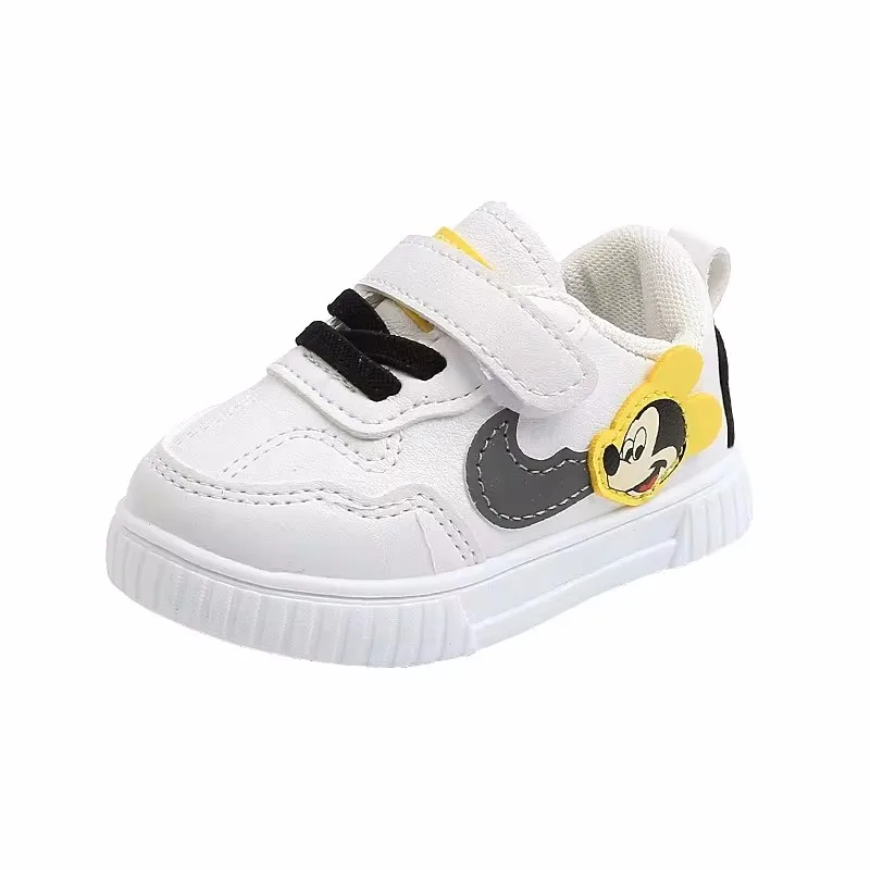 Disney Micky Casual Shoes Baby Boys Girls Sneakers Infant Sports Running Cool Baby Shoes Size 11.5-15.5cm