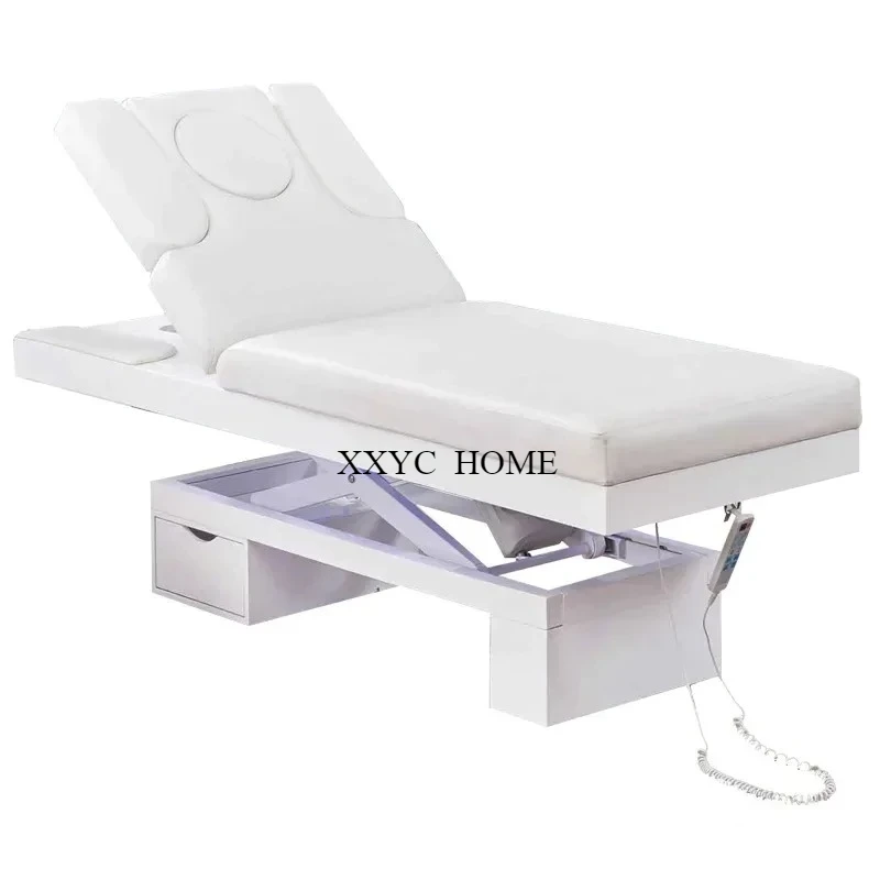 

YX electric beauty bed multi-functional SPA massage solid wood health treatment bed