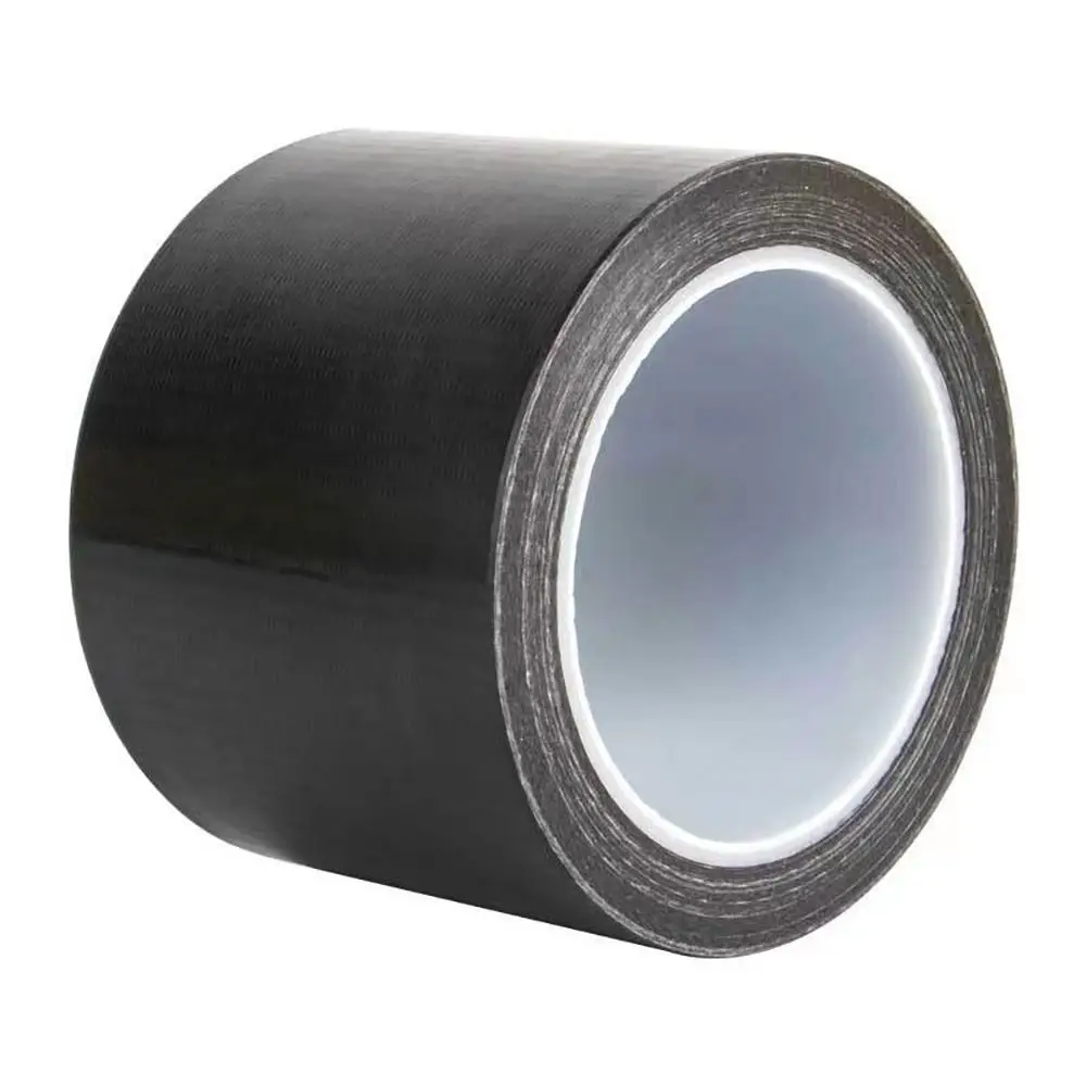 Couro preto Repair Tape, auto-adesivo, forte pegajoso, impermeável, PU Primeiros Socorros Patch, 1 Rolo