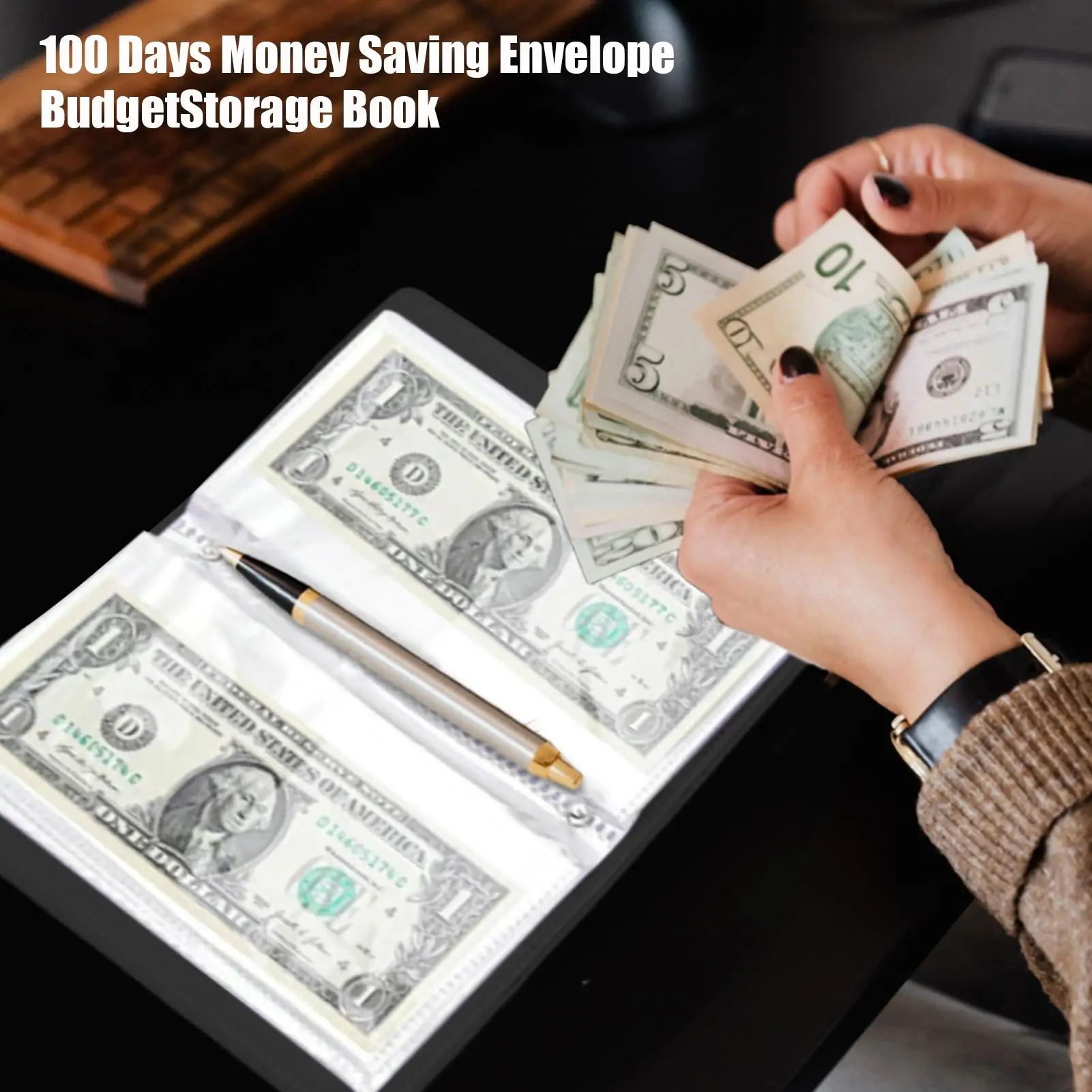 100 Days Envelope Challenge Binder Save Savings Challenges Binder Budget Binder With Cash Envelopes Money Organizer view 3