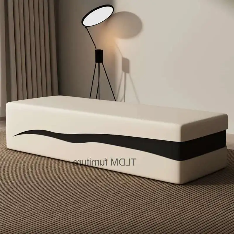 Saving Simplicity Foot Shoe Changing Hallway Stool Luxury Stool White Space Comfort Unique Repose Pied Salon Home Furniture