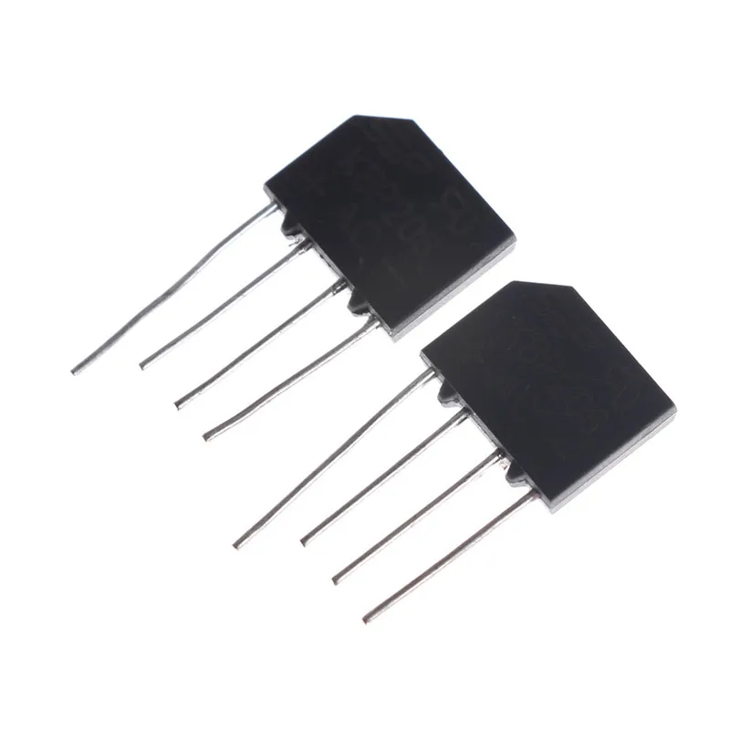 10PCS KBP206 Generic Diode Bridge Rectifier 2A 600V 4PIN DIP