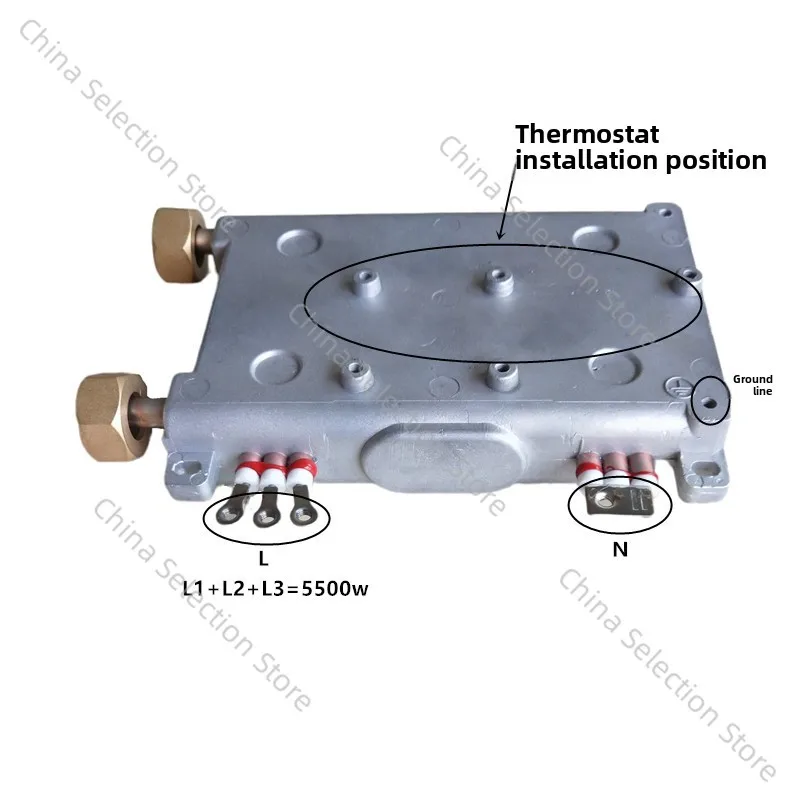 

Высокотемпературный пароочиститель, аксессуары, нагревательный горшок, 220v5500, нагревательный элемент для горячей воды из литого алюминия