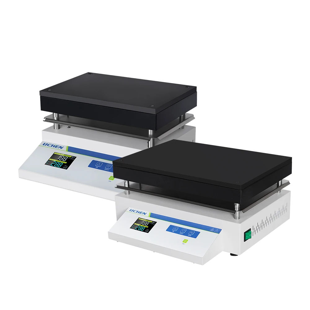 LCH DB-EFS Serie Stabilizzazione della temperatura da 420 gradi Display LCD Analisi chimica Piastra riscaldante in grafite di spessore 12 mm