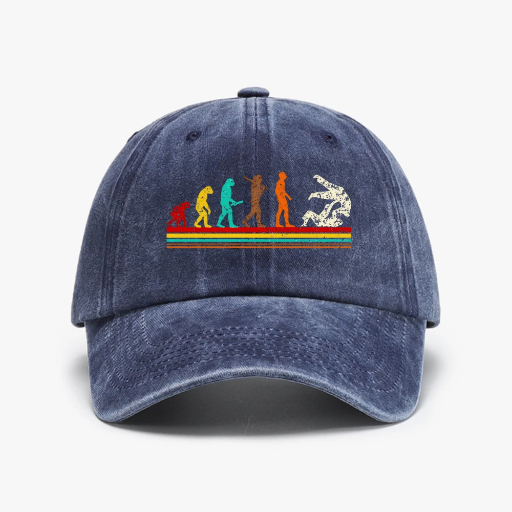 Brazilian Jiu Jitsu BJJ Evolution Judo Throw Washed Baseball Cap Personalized man hat  Adjustable Unisex hat