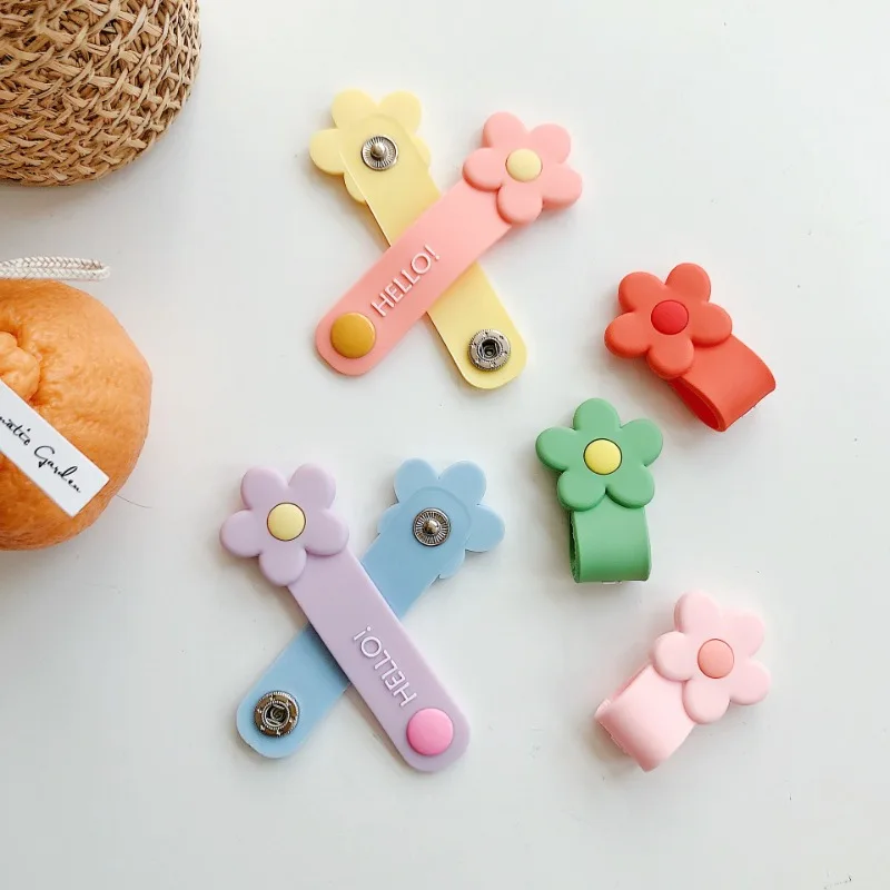 Multifunction Cord Protector Bookmark Clips Wire Cord Data Cable Organizer Winder Data Line Storage Earphone Winder