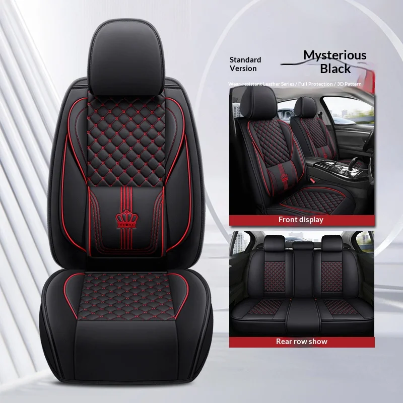 

Universal Car Seat Covers for Five Seats Fixed lumbar support, fully-enveloping design Comfortable and durable