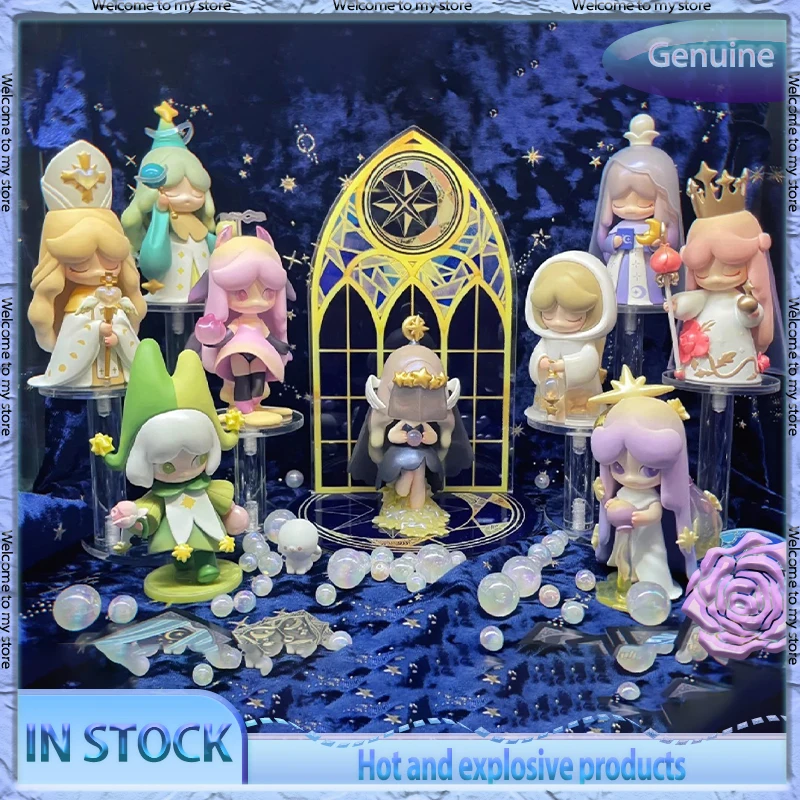 

Laplly Star Song Blind Box Fate Constellation Tarot Card Handmade Gift Creative Ornament Doll Trendy Queen Hidden Halloween Gift