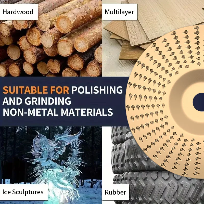 Woodworking Carving & Polishing Wheel Multi-Functional Abrasive Disc Inner Diameter 22mm for Crafting And Engraving