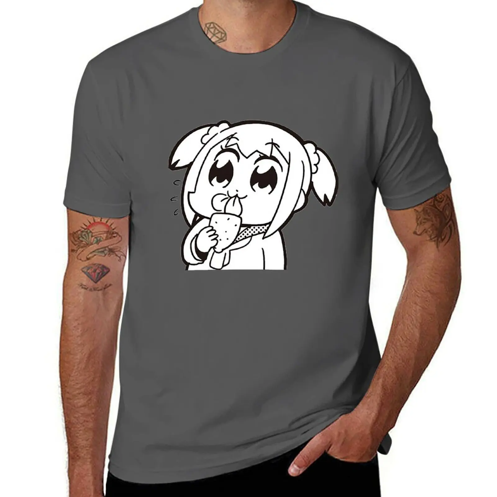 Popuko - Pop Team Epic Lemon T-Shirt plus sizes cotton graphic tees sports fans mens tall t shirts