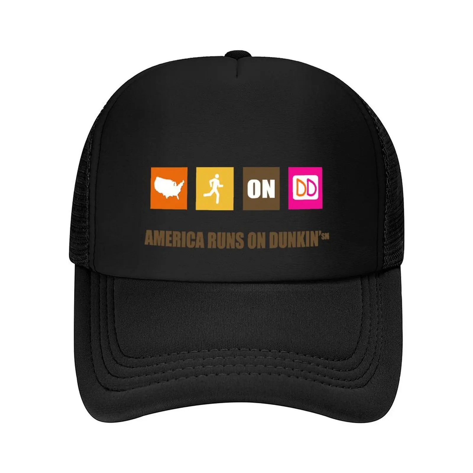

America Runs On Dunkin Baseball Cap Anime Hat funny hat dad hat Man Luxury Mens Caps Women's