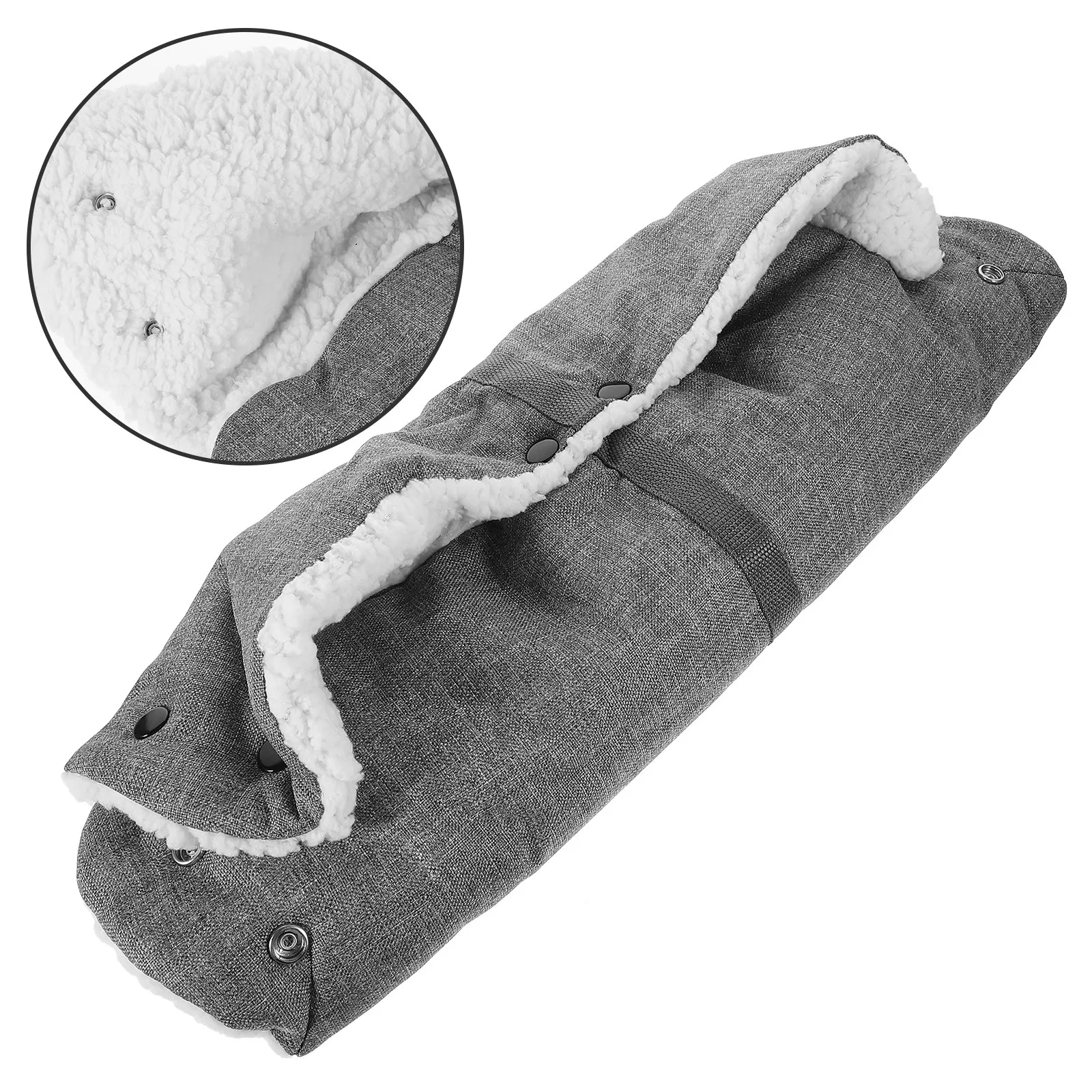 Outdoor Winter Warm Stroller Hand Muff Thick Oxford Fabric Gloves Antifreeze Windproof for Parents Baby Stroller Accessories