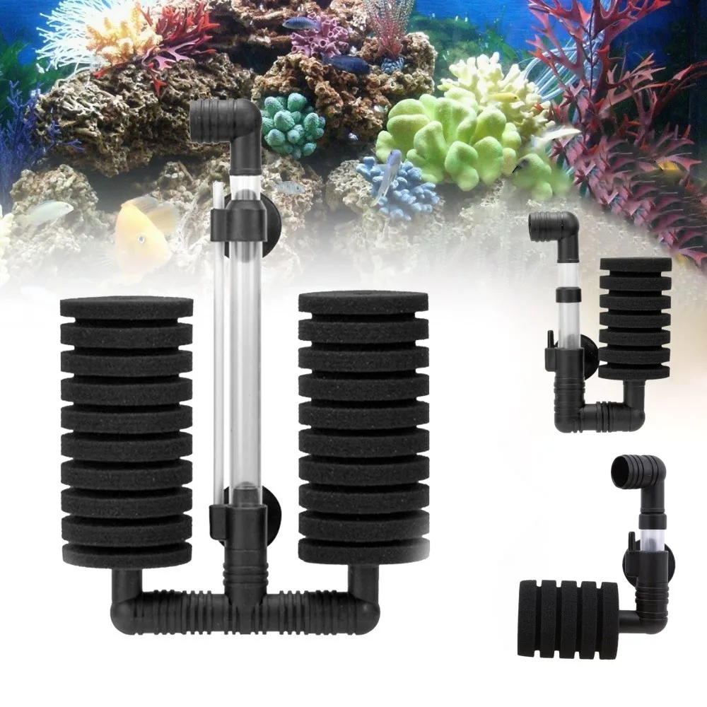 Filtro de agua para acuario, bomba de aire para pecera, espumadera, filtro de esponja bioquímica, Bio Filtro, accesorios para acuario