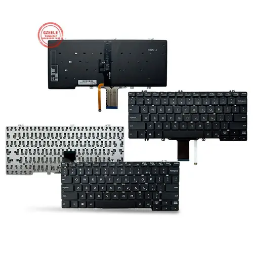 Teclado inglés para ordenador portátil Dell Latitude 3300 5200 5300 7200 7300 3301 7290 5310 7301 E7300 E5300 5300 2 en 1 P97G