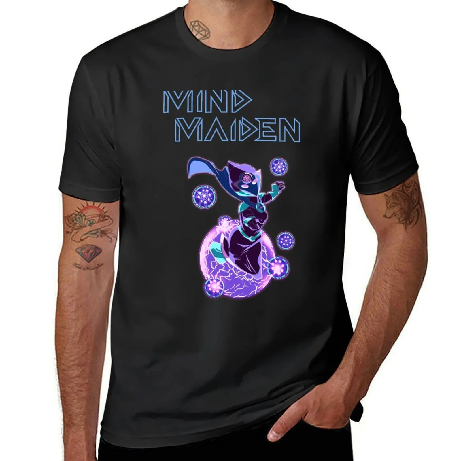 Mind Maiden Flying Attack T-Shirt sweat cute tops funnys hippie clothes Men's clothing