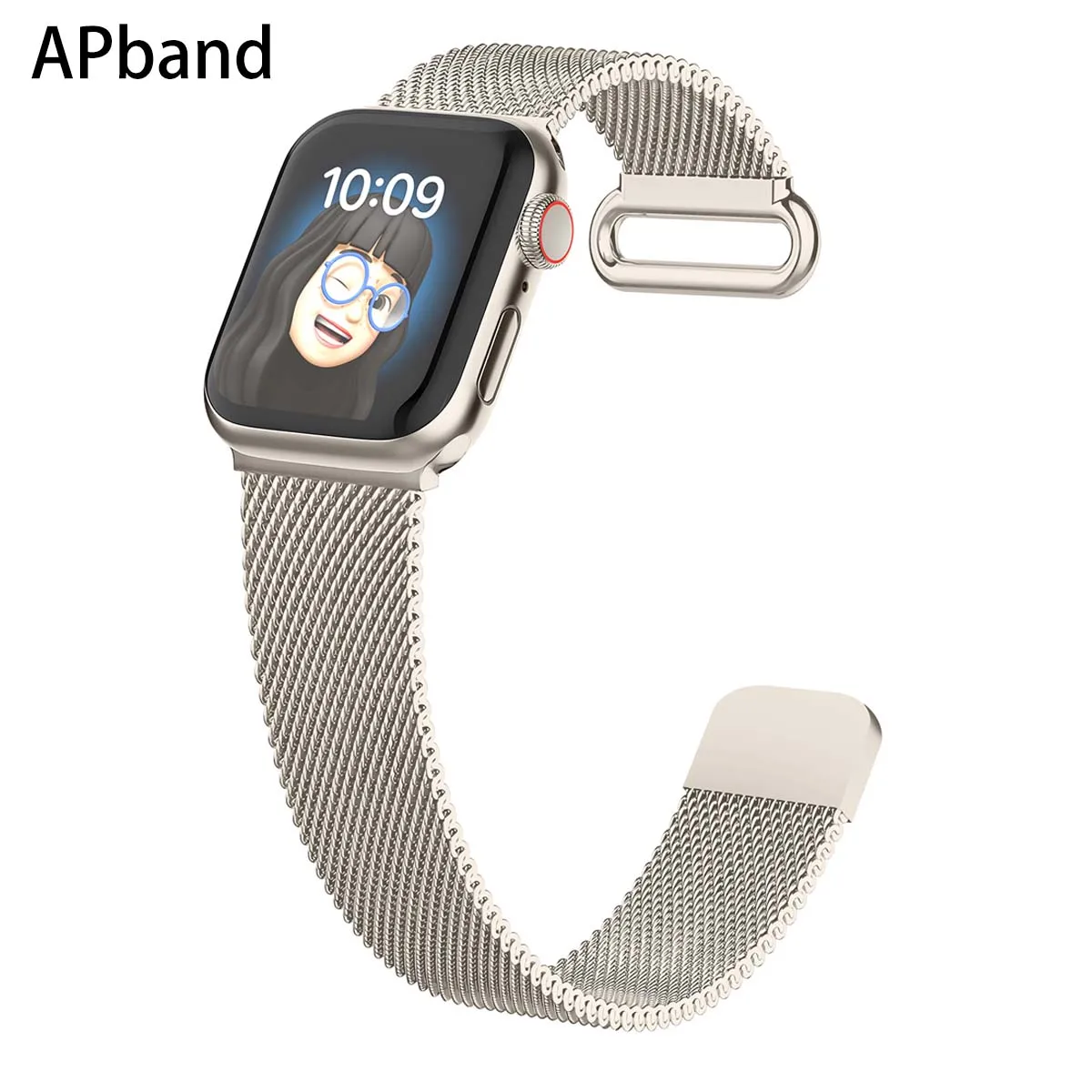 สายนาฬิกาแบบ Milanese LOOP สำหรับนาฬิกา Apple สายรัดพิเศษ49mm 44mm 40mm 45mm 41mm 42mm 38mm สร้อยข้อมือ Correa iWatch Series SE 2 3 4 5 6 7 8