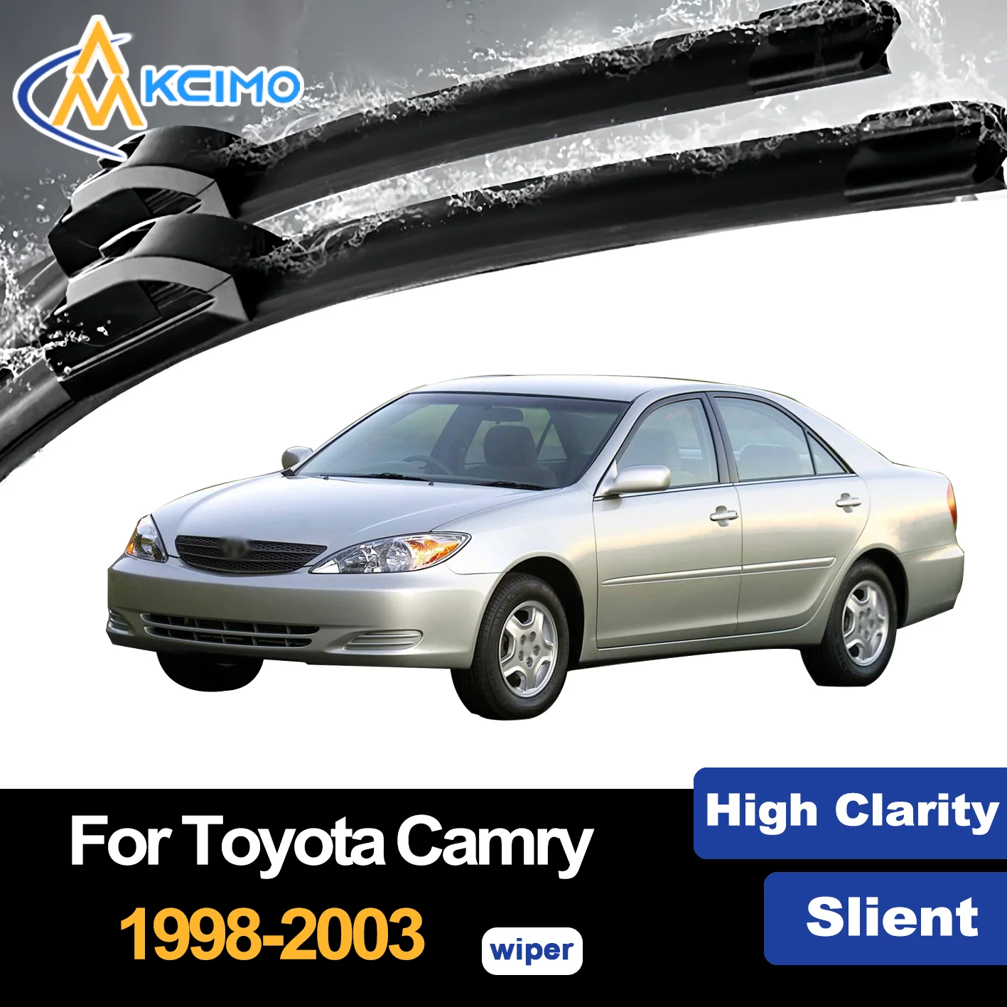 

Front Wiper Blades for Toyota Camry V50 1998–2003 1999 2000 2001 2002 Premium Car Windscreen Windshield Window Wiper Accessories