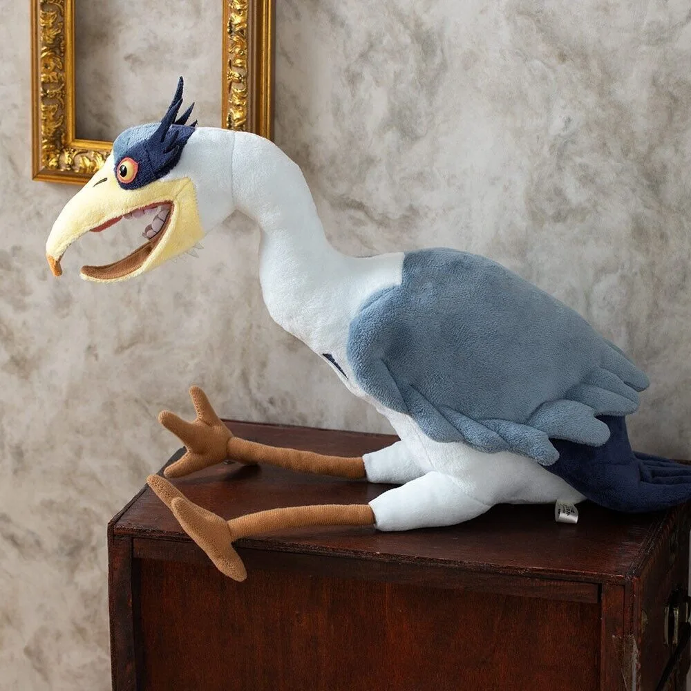 The Boy The Heron Plush Toy Heron Plushie Soft Stuffed Plush Pillows Heron Animals Doll Sofa Decoration Kid Birthday Toy Gifts