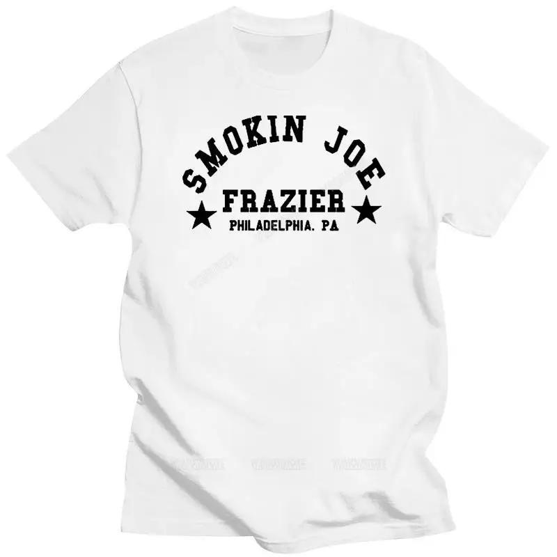 Fashion mens t-shirts casual top Clothing Smokin Joe Frazier Boxing Gym Training T Shirt 5220 summer unisex cool short sleeve