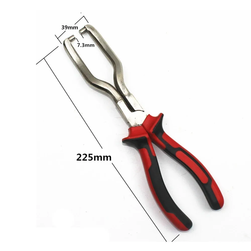 9 بوصة خط الوقود كماشة قبضة مطاطية مقابض حمراء خط الوقود قطع أداة قطع الاتصال السريع خرطوم المشبك كليب كماشة الثقيلة #6