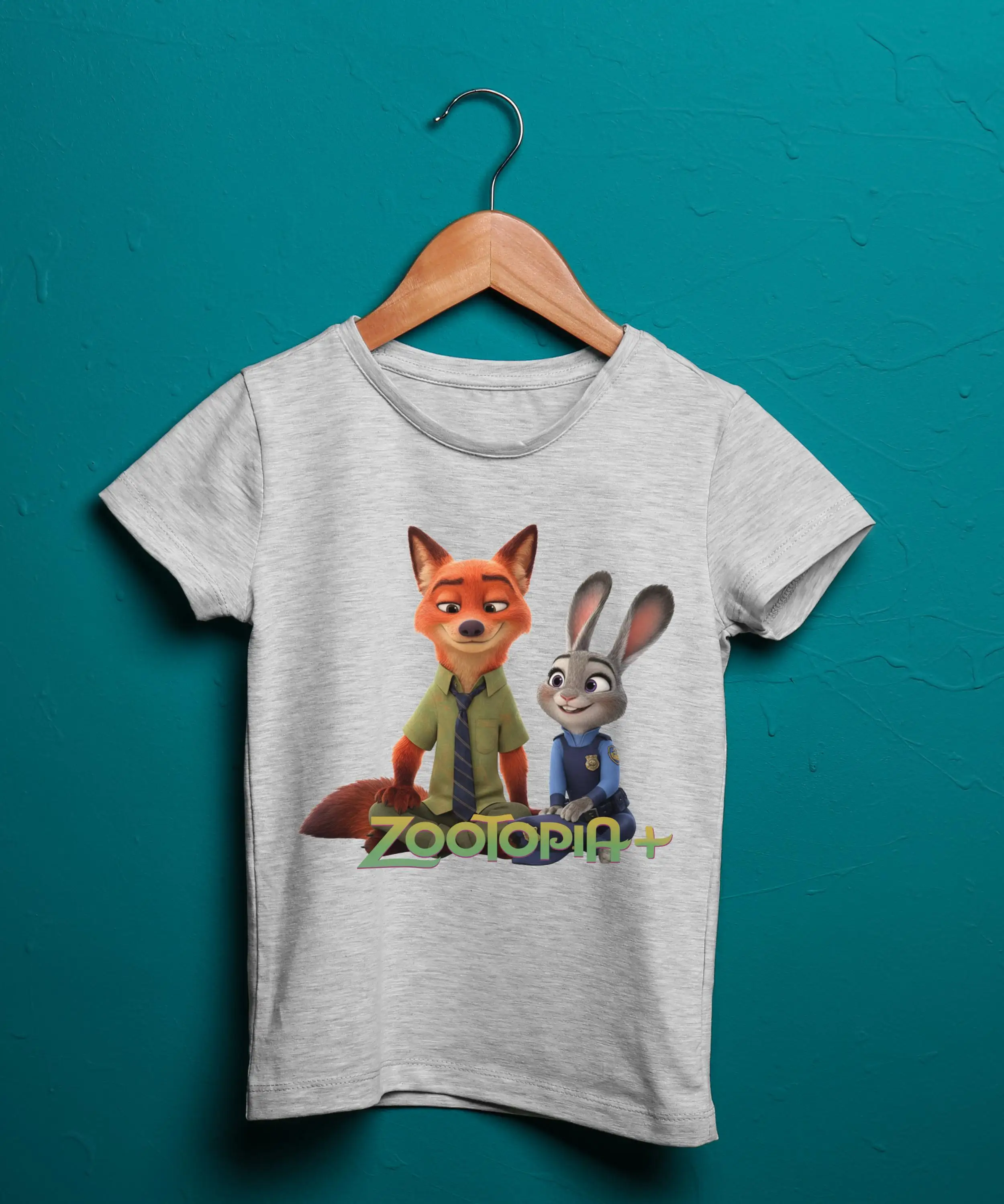 تيشيرتات بتصميم Zootopia Nick and Judy مناسبة لكل من الأولاد والبنات مثالية لملابس الوالدين والطفل والهدايا