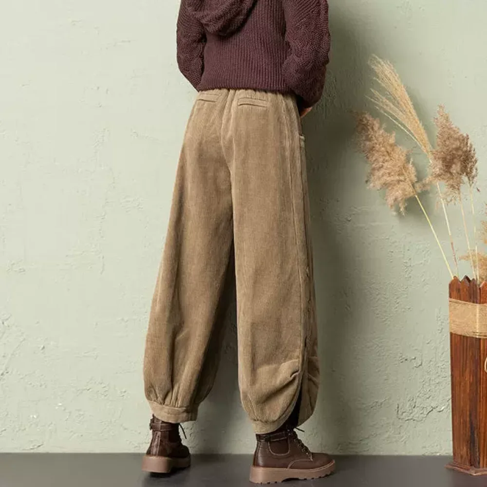 Harajuku نمط Y2K فتاة حار سروال قصير واسعة الساق الخريف/الشتاء النمط الأمريكي فتاة حار عالية الخصر السراويل فضفاضة ايمو #3