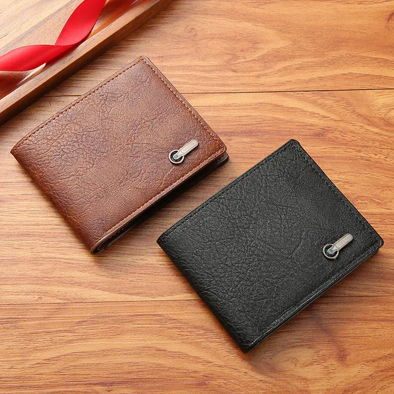 Vintage Wallets for Man Fashion PU Leather Card Holder Men's Thin ID Credit Card Wallet Large Capacity Money Storage Wallets