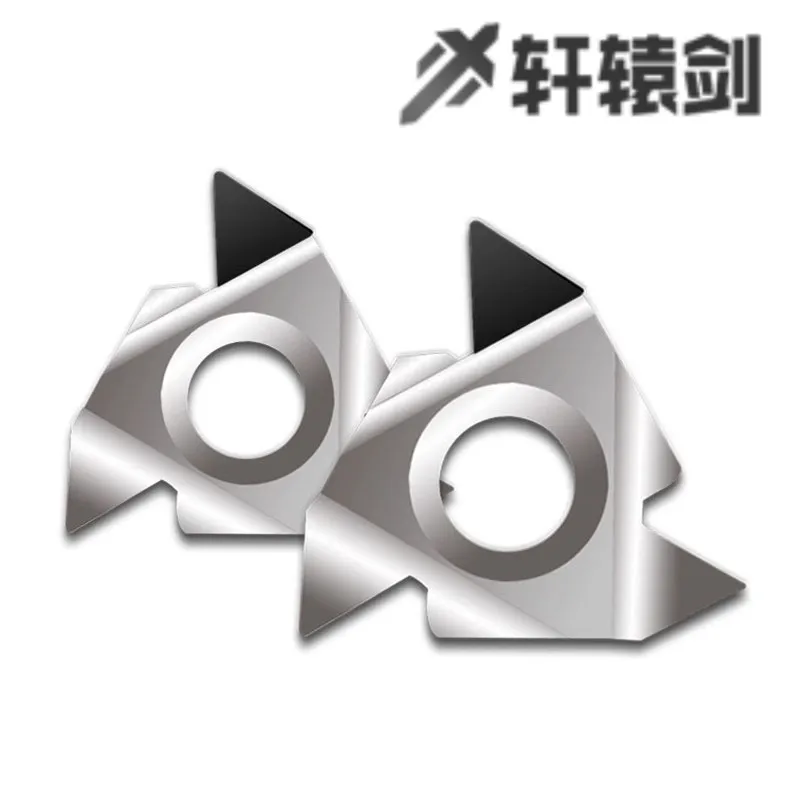 2PCS 11IR 16ER 16IR AG55 AG60 PCD CBN PCD CBN threaded diamond thread turning inserts for Aluminum and copper,