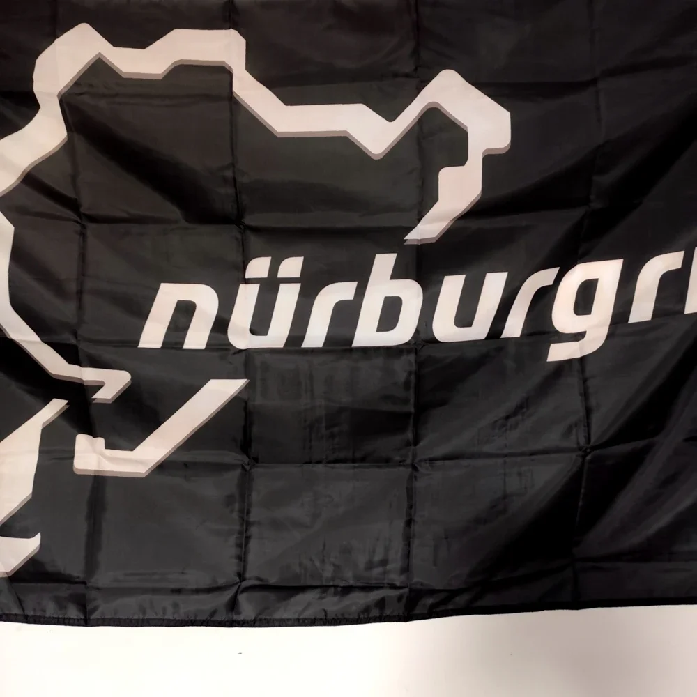Nurburgring Flag Banner 2x3ft 3x5ft Printed Polyester Durable Hanging Motorsport Themed Outdoor Wall Garden Decoration