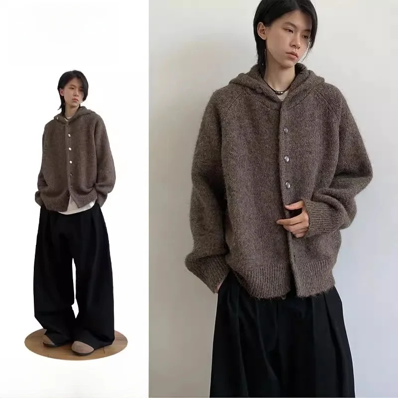 

Loose Fit oulder Sve Knitted Hat Women's Sweater Comfortable Breathable Long Sve Ciwalk Outerwear for Middle-Aged A...