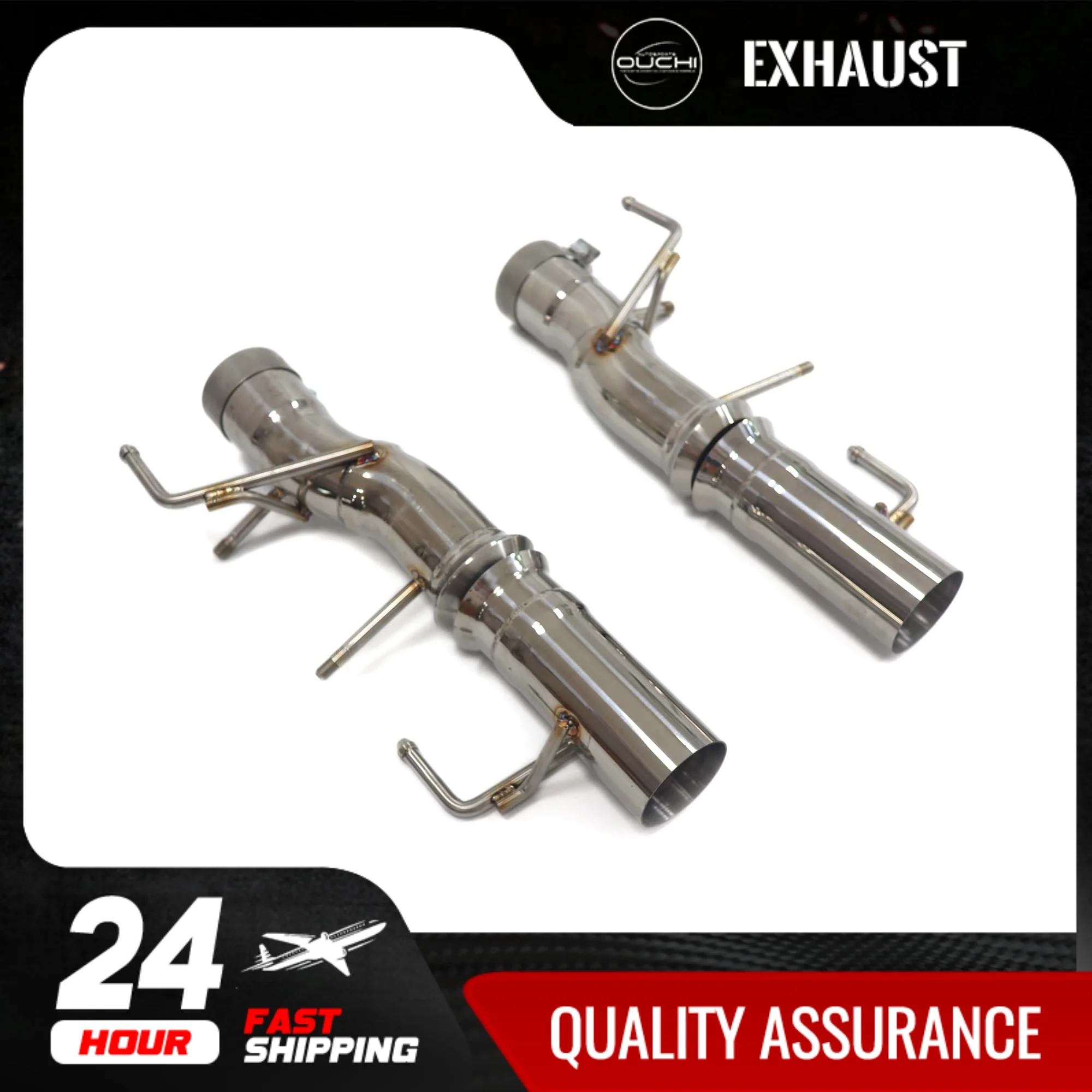 Fast shipping in 24 hours catback for Ferrari SF90 OUCHI stainless steels exhaust system without catalytic Car Accessories