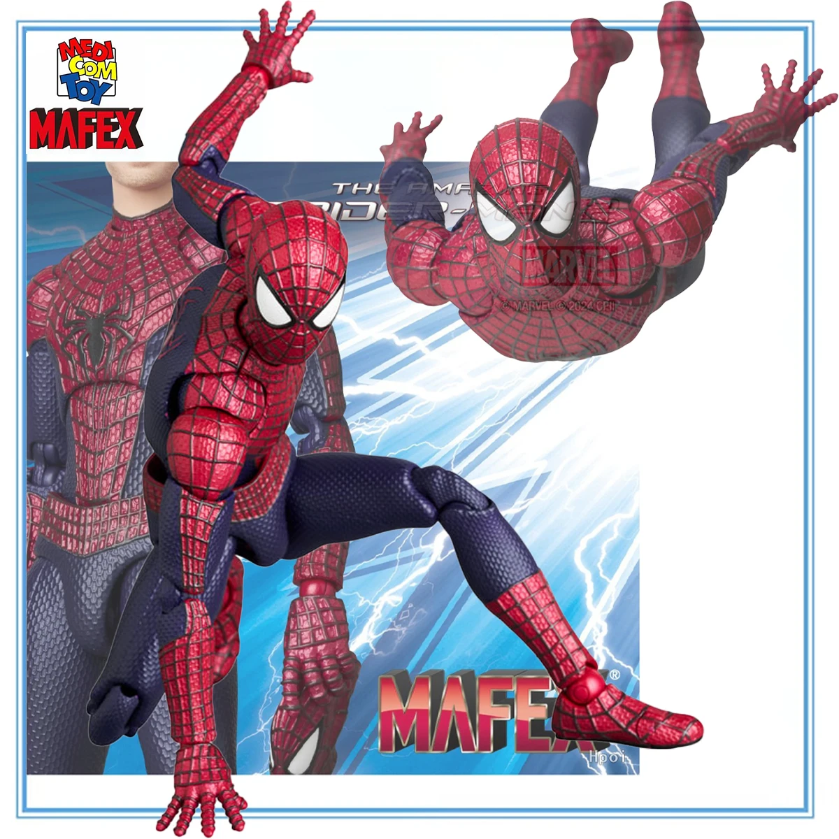 

100% оригинальная игрушка Medicom Mafex (No 248) Удивительный Человек-Паук 2 Питер Паркер Человек-Паук Удивительная Фигурка Человека-Паука