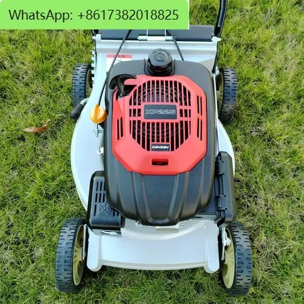 19 inch Zongshen 225 aluminum chassis gasoline lawn mower hand push weeding orchard lawn mower lawn trimmer